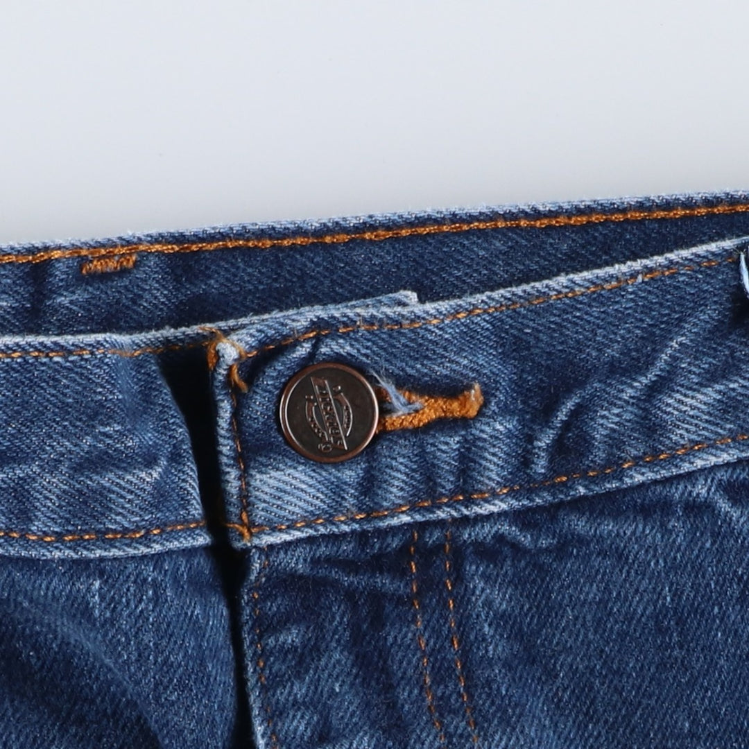 Dickies Straight Denim Pants for Men, W34 equivalent cotton blue type Vintage Second Hand