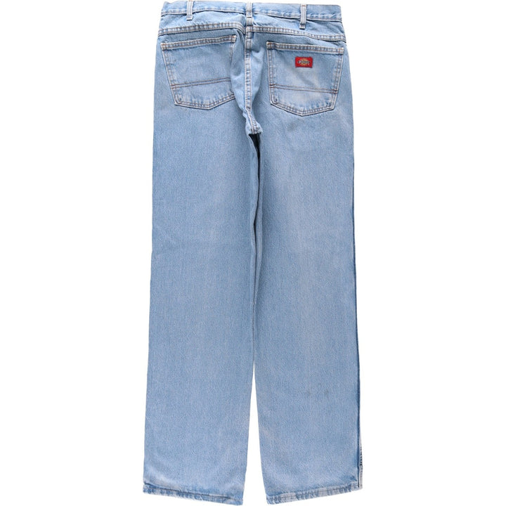 Dickies Straight Denim Pants for Men, W33 equivalent unclear Blue type light blue Vintage Second Hand