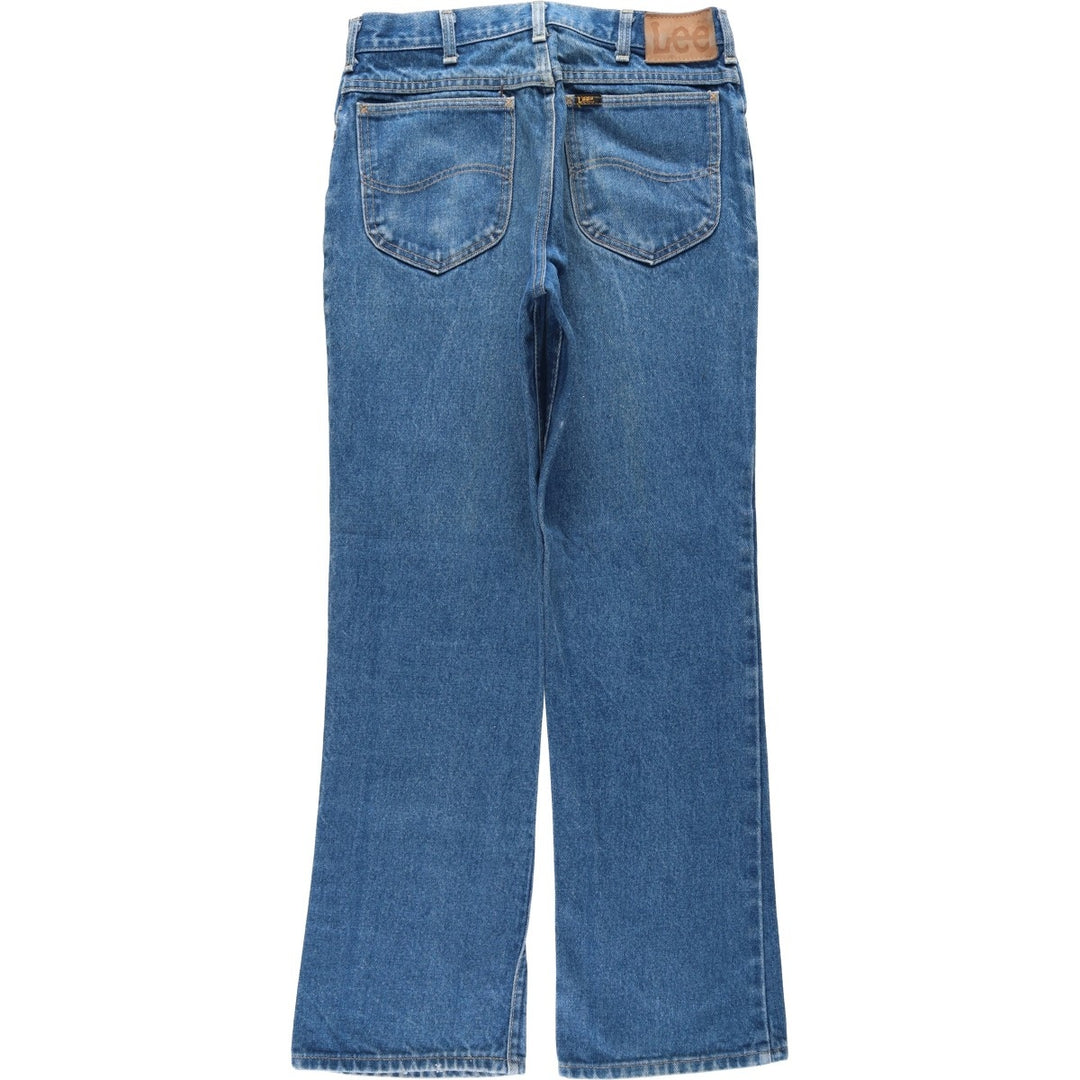 Lee Straight Denim Pants, Made in USA, Men's Size W30 (approx.) cotton blue type Vintage Second Hand