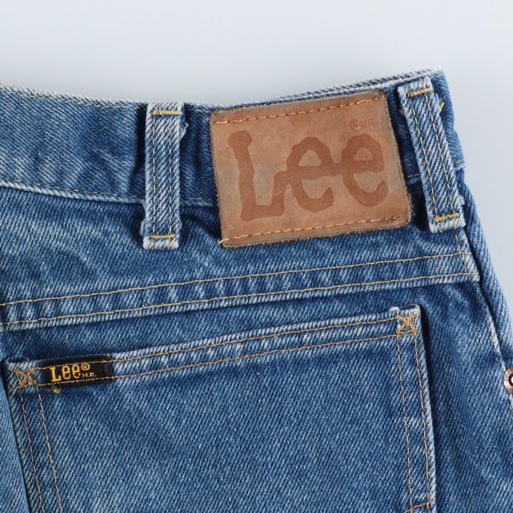 Lee Straight Denim Pants, Made in USA, Men's Size W30 (approx.) cotton blue type Vintage Second Hand