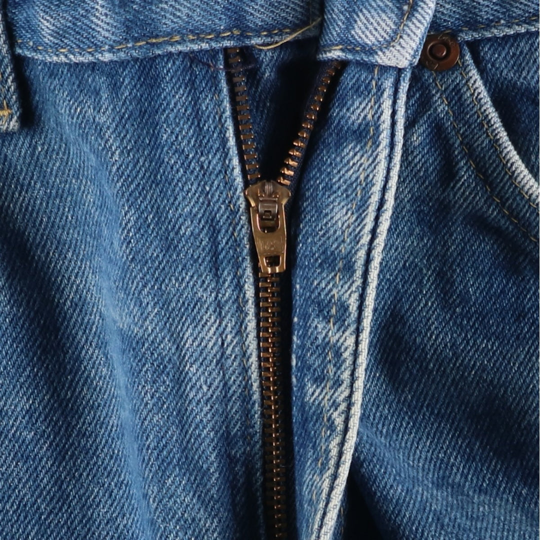Lee Straight Denim Pants, Made in USA, Men's Size W30 (approx.) cotton blue type Vintage Second Hand