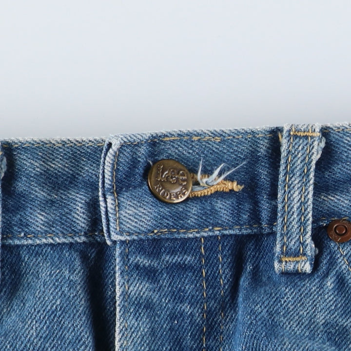 Lee Straight Denim Pants, Made in USA, Men's Size W30 (approx.) cotton blue type Vintage Second Hand