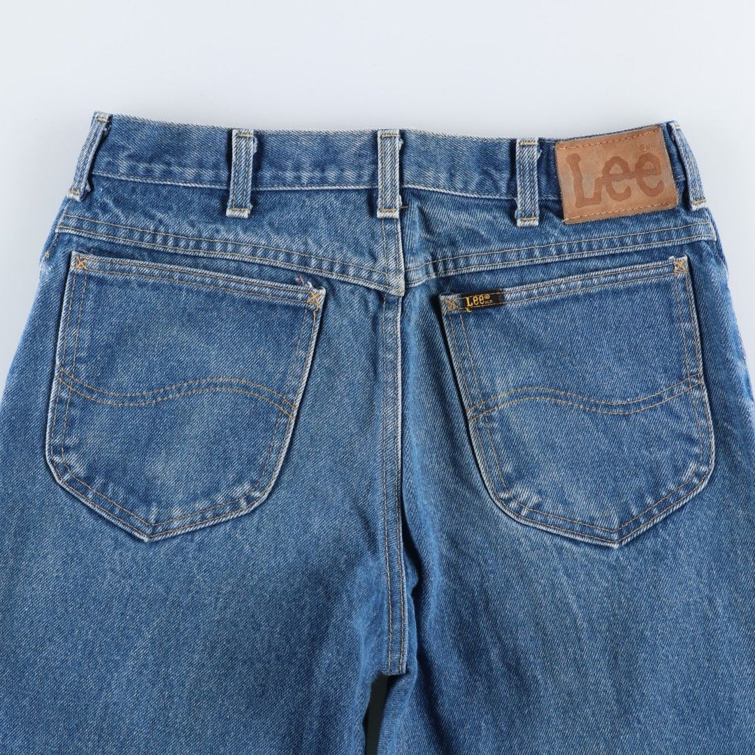 Lee Straight Denim Pants, Made in USA, Men's Size W30 (approx.) cotton blue type Vintage Second Hand