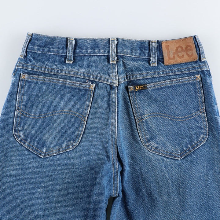 Lee Straight Denim Pants, Made in USA, Men's Size W30 (approx.) cotton blue type Vintage Second Hand