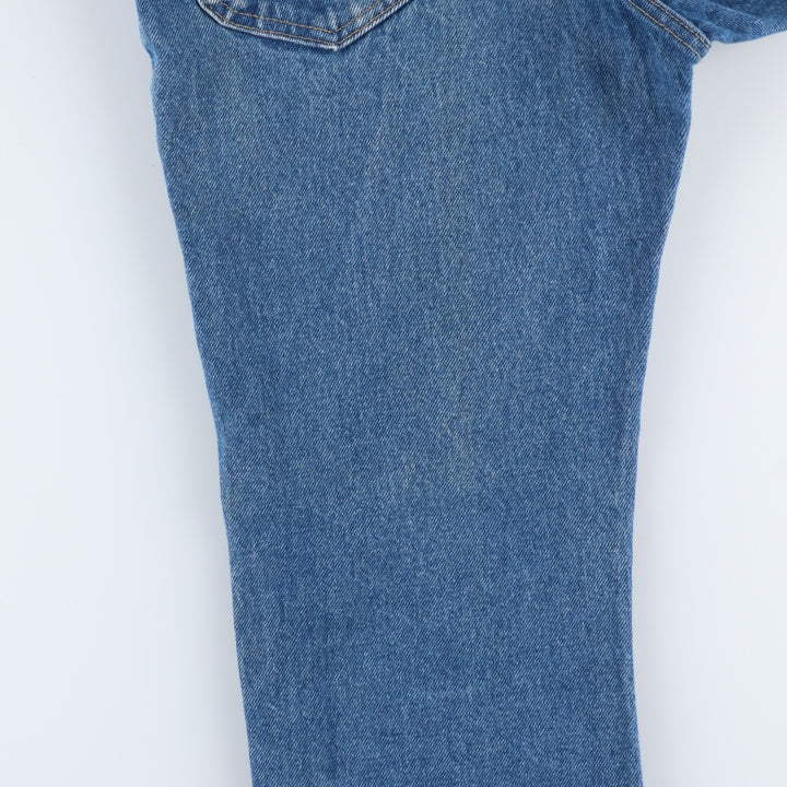 Lee Straight Denim Pants, Made in USA, Men's Size W30 (approx.) cotton blue type Vintage Second Hand