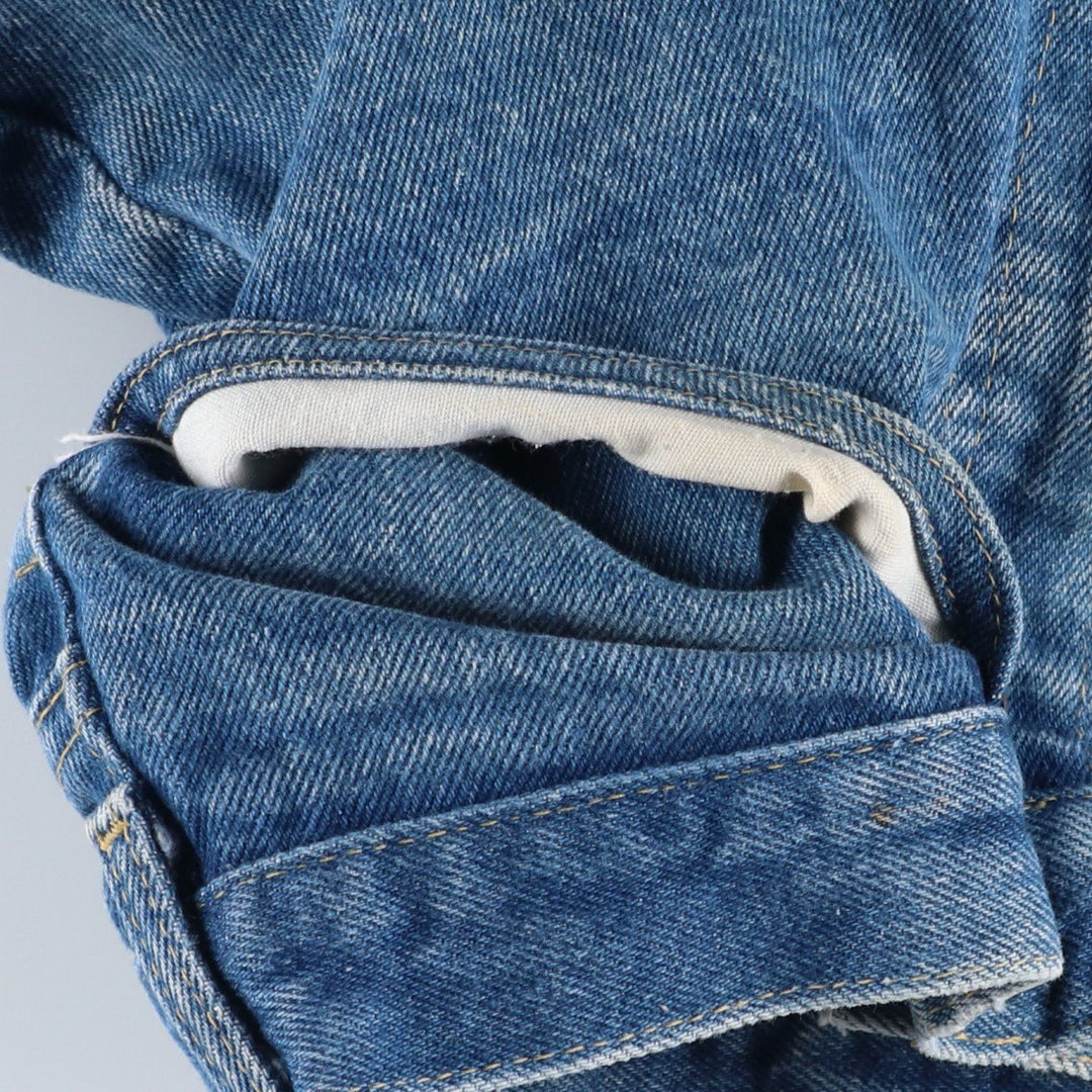 Lee Straight Denim Pants, Made in USA, Men's Size W30 (approx.) cotton blue type Vintage Second Hand