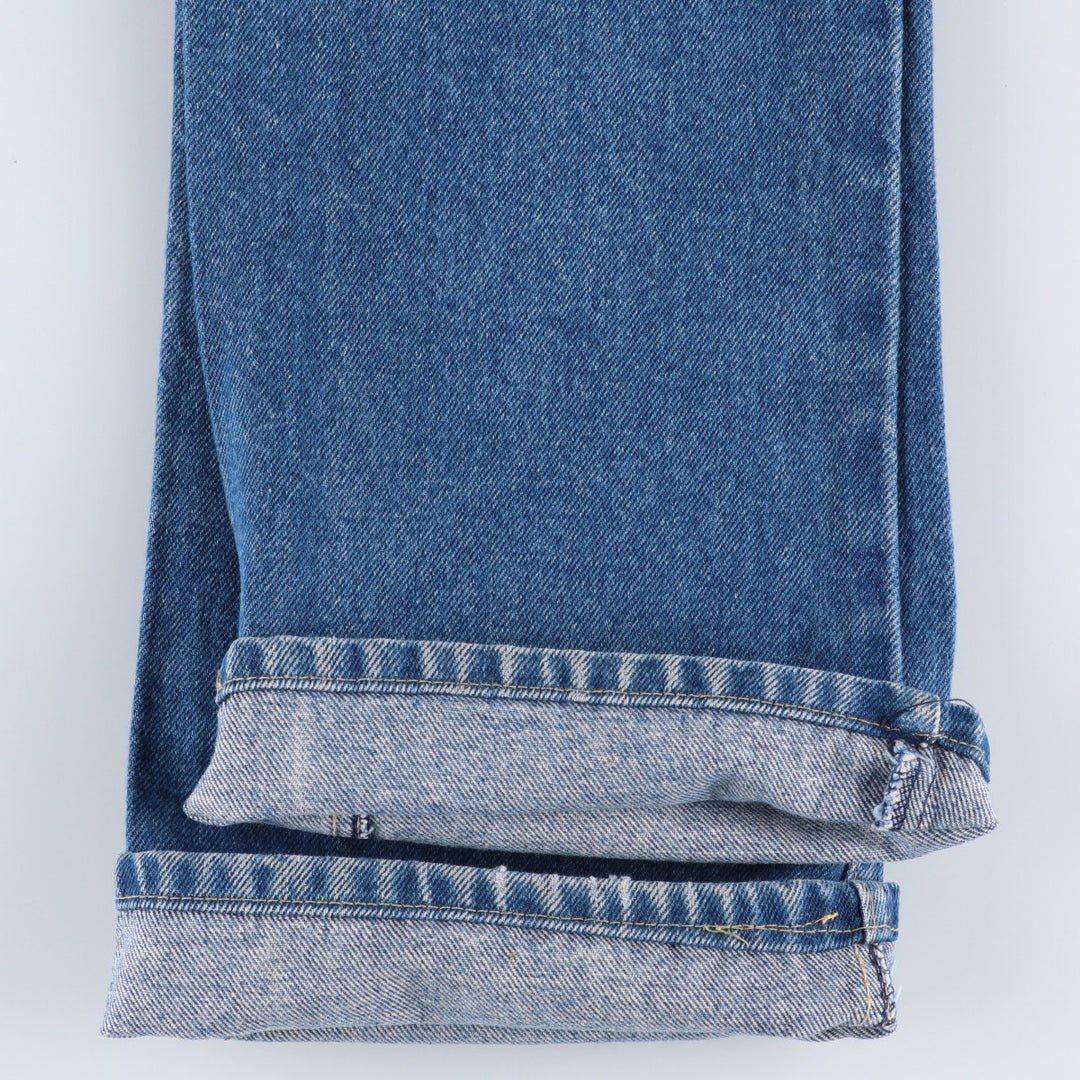 Lee Straight Denim Pants, Made in USA, Men's Size W30 (approx.) cotton blue type Vintage Second Hand