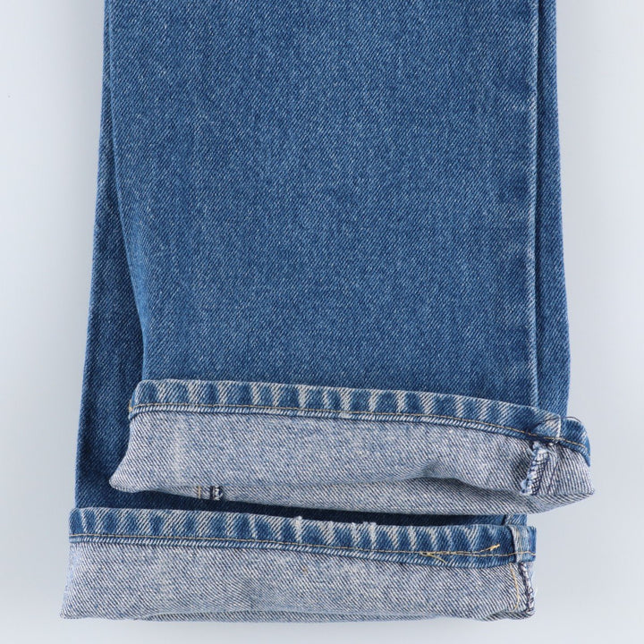 Lee Straight Denim Pants, Made in USA, Men's Size W30 (approx.) cotton blue type Vintage Second Hand
