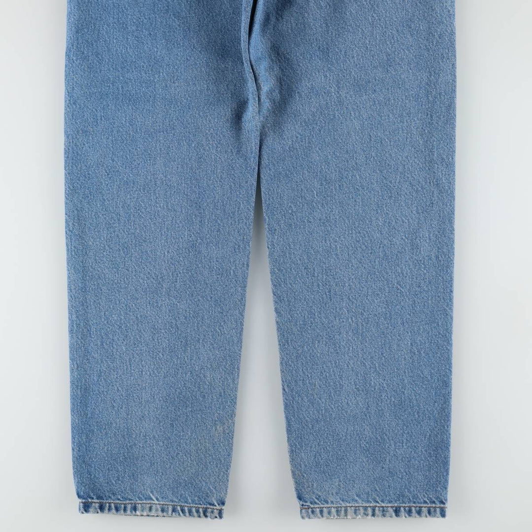 Carhartt Relaxed Fit Tapered Denim Pants for Men, W33 equivalent cotton blue type Vintage Second Hand