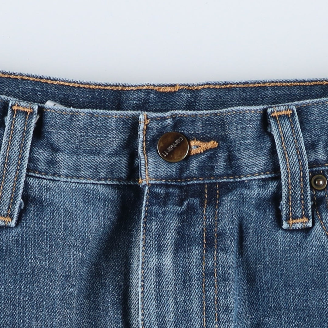 Carhartt Relaxed Fit Tapered Denim Pants for Men, W34 equivalent cotton blue type Vintage Second Hand