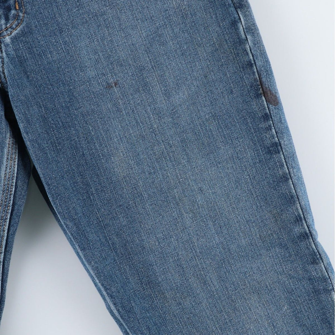 Carhartt Relaxed Fit Tapered Denim Pants for Men, W34 equivalent cotton blue type Vintage Second Hand