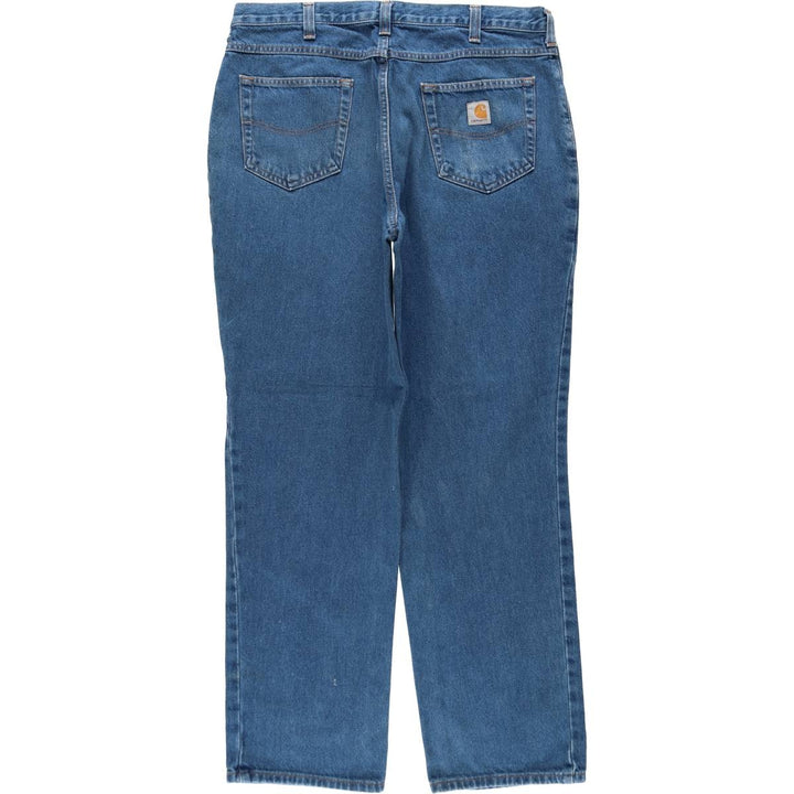 Carhartt Relaxed Fit Straight Denim Pants for Men, W36 cotton blue type Vintage Second Hand