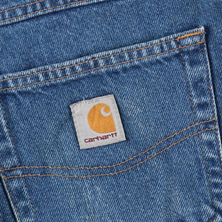 Carhartt Relaxed Fit Straight Denim Pants for Men, W36 cotton blue type Vintage Second Hand