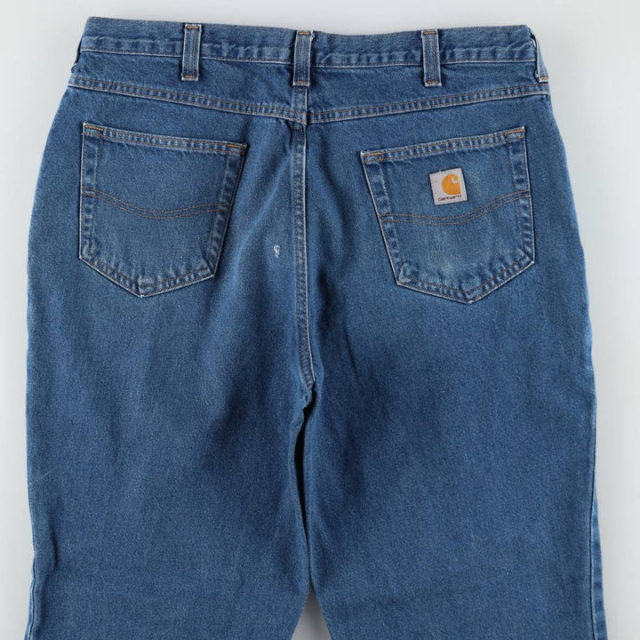 Carhartt Relaxed Fit Straight Denim Pants for Men, W36 cotton blue type Vintage Second Hand