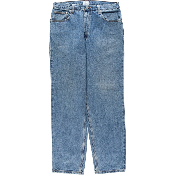 90s-00'S Calvin Klein Jeans Tapered Denim Pants Men's Vintage Size W33 cotton blue type Vintage Second Hand