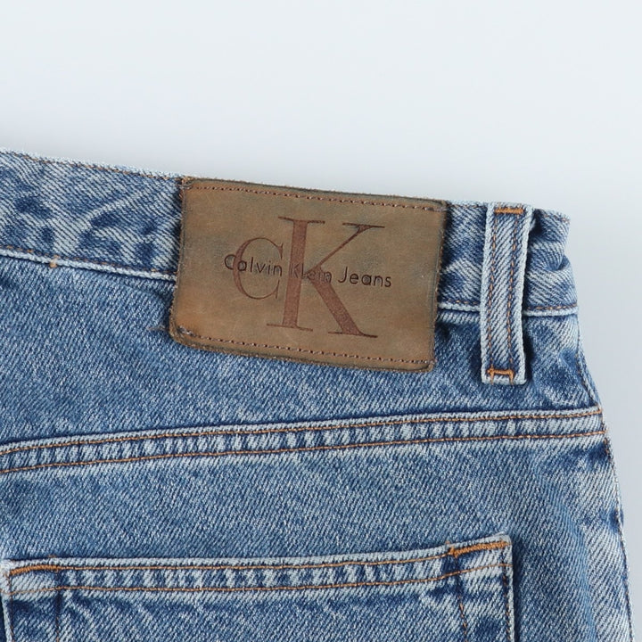 90s-00'S Calvin Klein Jeans Tapered Denim Pants Men's Vintage Size W33 cotton blue type Vintage Second Hand
