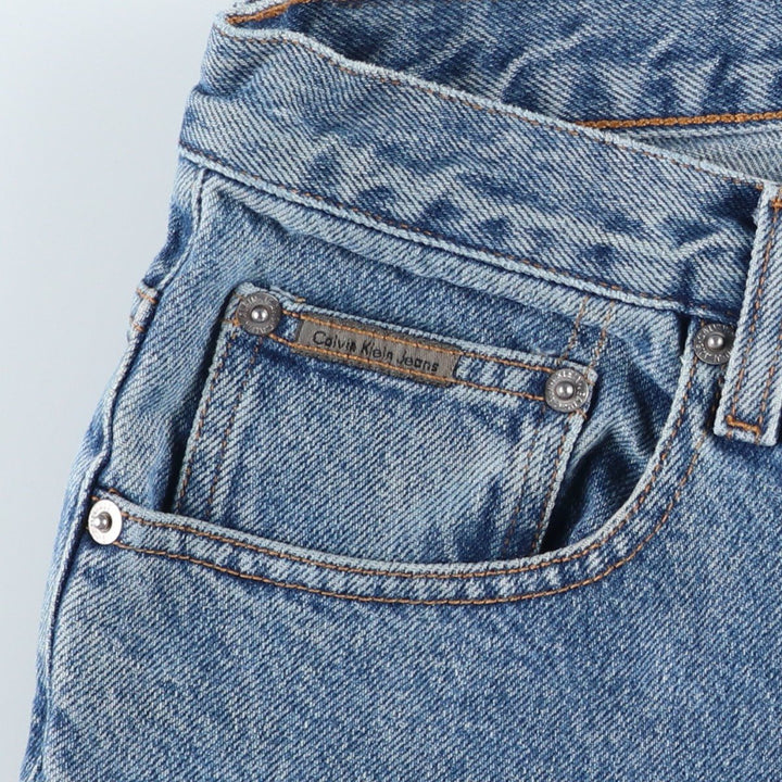 90s-00'S Calvin Klein Jeans Tapered Denim Pants Men's Vintage Size W33 cotton blue type Vintage Second Hand