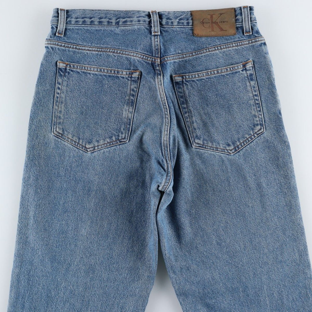 90s-00'S Calvin Klein Jeans Tapered Denim Pants Men's Vintage Size W33 cotton blue type Vintage Second Hand