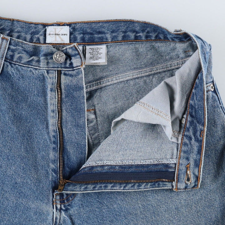 90s-00'S Calvin Klein Jeans Tapered Denim Pants Men's Vintage Size W33 cotton blue type Vintage Second Hand