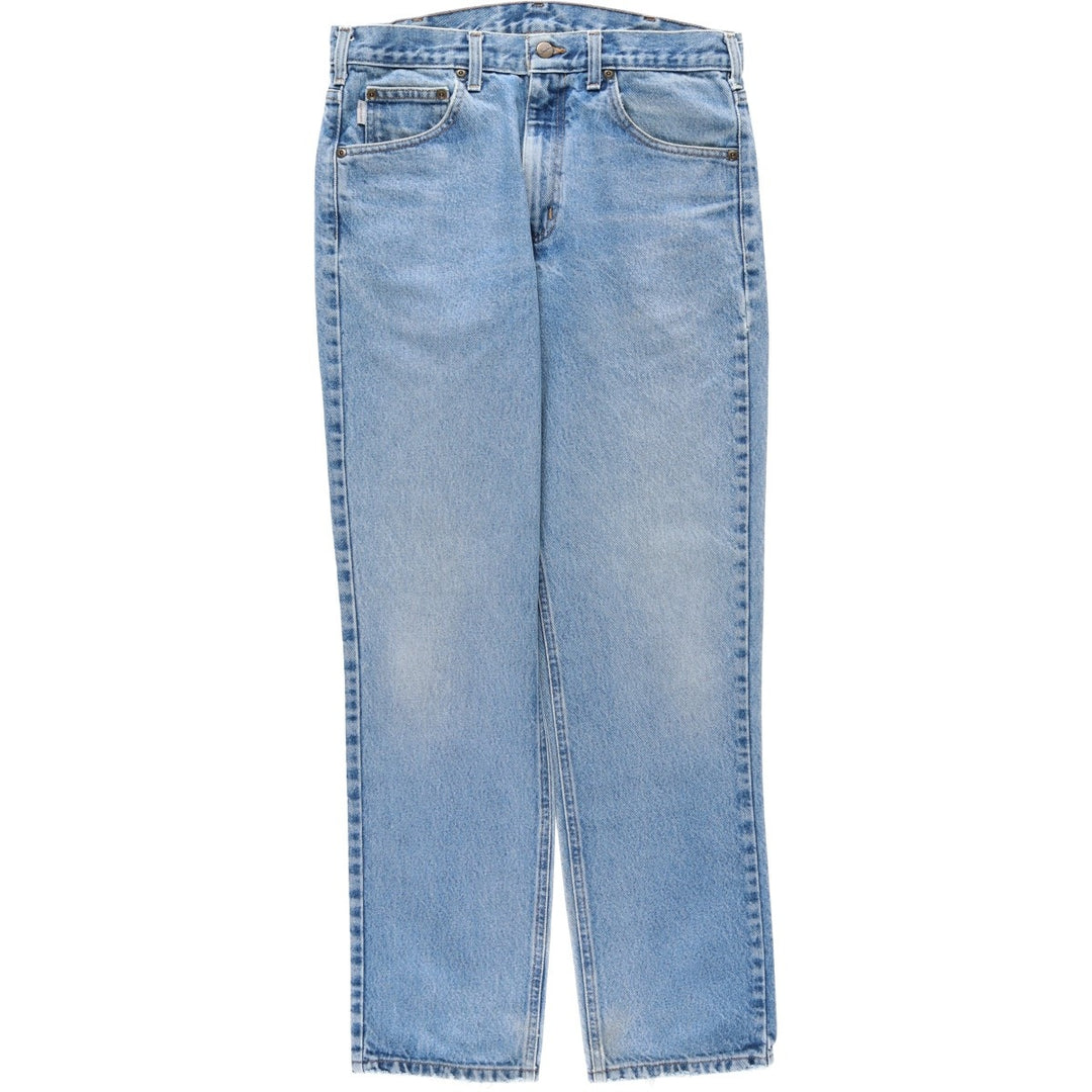 Carhartt Traditional FIT Tapered Denim Pants Men's W34 cotton blue type Vintage Second Hand