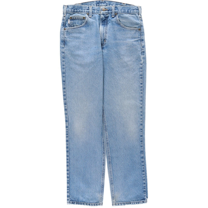 Carhartt Traditional FIT Tapered Denim Pants Men's W34 cotton blue type Vintage Second Hand