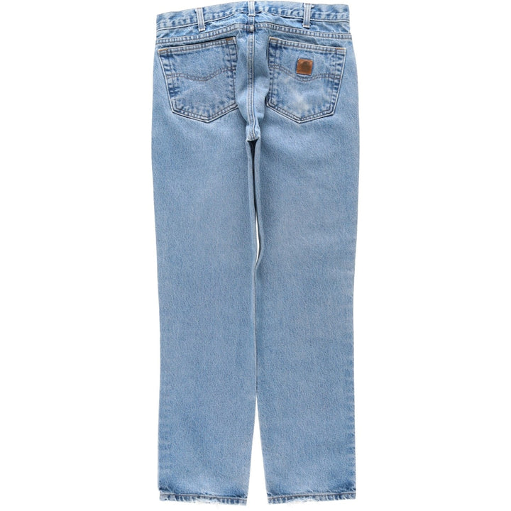 Carhartt Traditional FIT Tapered Denim Pants Men's W34 cotton blue type Vintage Second Hand