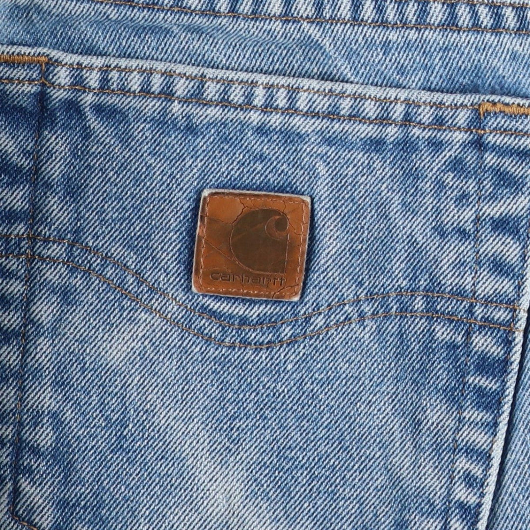 Carhartt Traditional FIT Tapered Denim Pants Men's W34 cotton blue type Vintage Second Hand