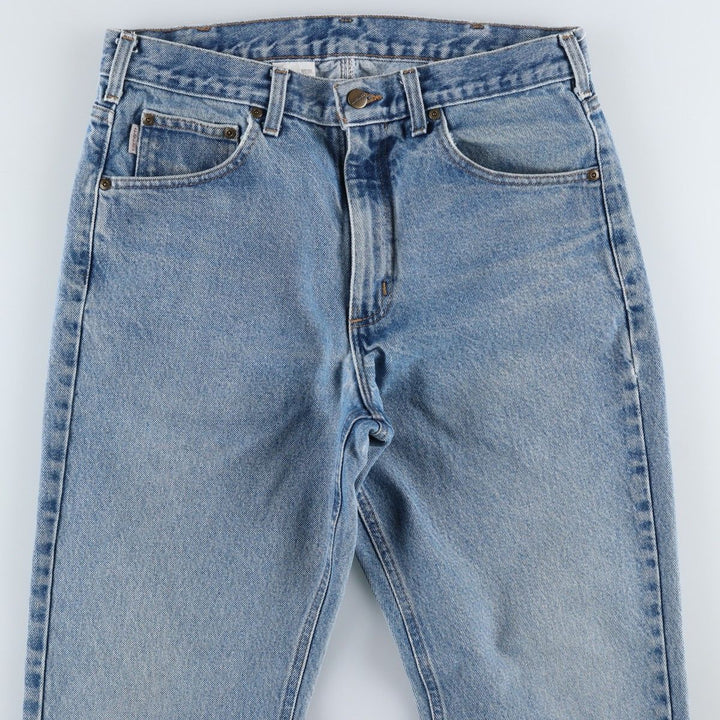 Carhartt Traditional FIT Tapered Denim Pants Men's W34 cotton blue type Vintage Second Hand