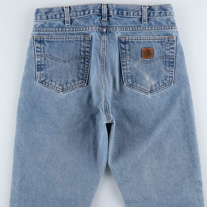 Carhartt Traditional FIT Tapered Denim Pants Men's W34 cotton blue type Vintage Second Hand