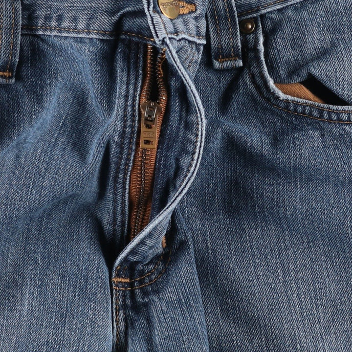 Carhartt Relaxed Fit Tapered Denim Pants for Men, W34 equivalent cotton blue type Vintage Second Hand