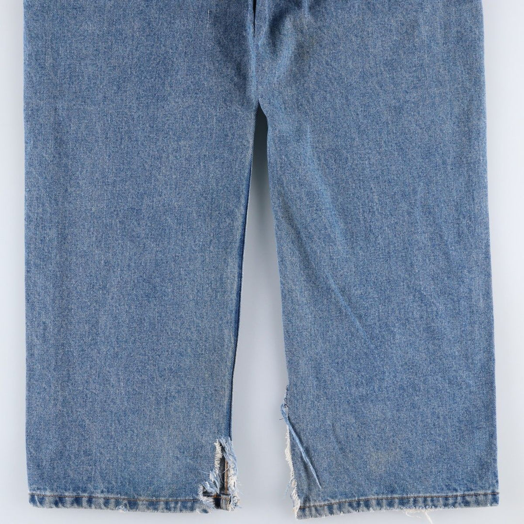 Ralph Lauren POLO JEANS COMPANY LOOSE FIT Tapered Denim Pants, Men's W32 (approx.) cotton blue type Vintage Second Hand