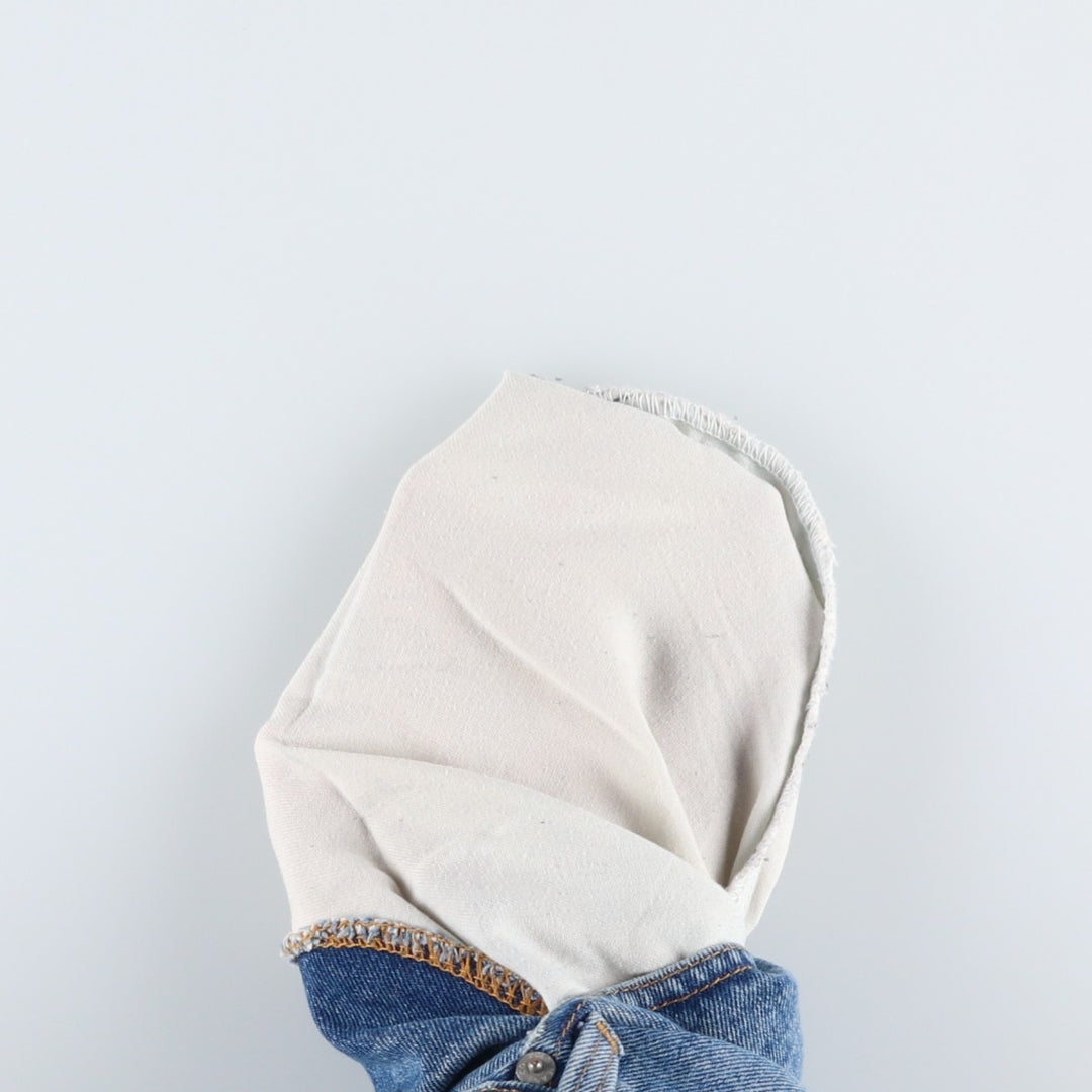 Ralph Lauren POLO JEANS COMPANY LOOSE FIT Tapered Denim Pants, Men's W32 (approx.) cotton blue type Vintage Second Hand