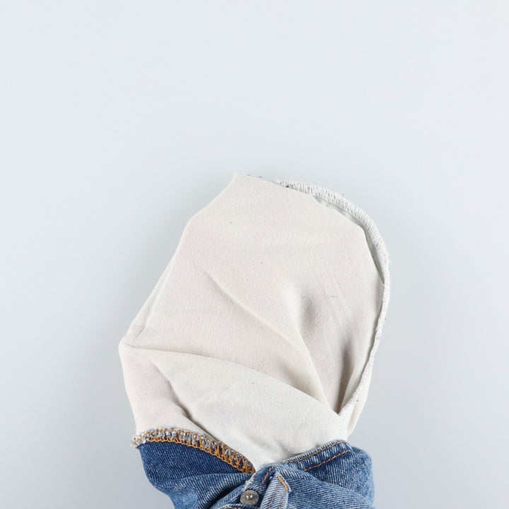 Ralph Lauren POLO JEANS COMPANY LOOSE FIT Tapered Denim Pants, Men's W32 (approx.) cotton blue type Vintage Second Hand