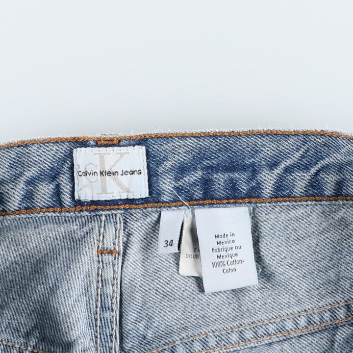 90s-00'S Calvin Klein Tapered Denim Pants, Men's Size W34 (approx.), Vintage cotton blue type Vintage Second Hand