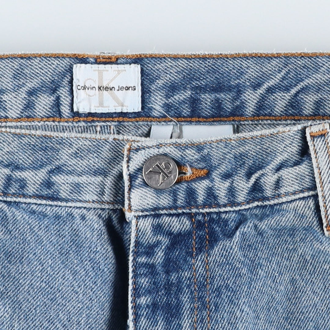 90s-00'S Calvin Klein Tapered Denim Pants, Men's Size W34 (approx.), Vintage cotton blue type Vintage Second Hand