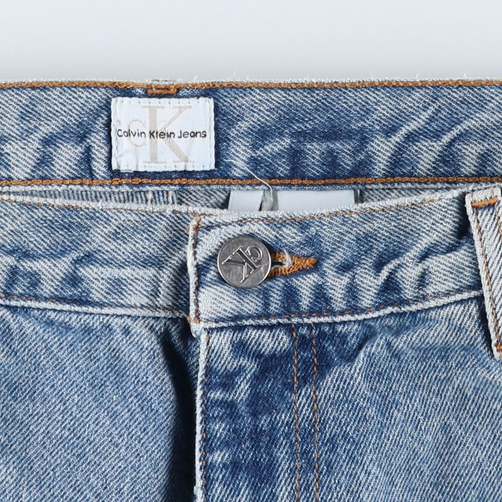 90s-00'S Calvin Klein Tapered Denim Pants, Men's Size W34 (approx.), Vintage cotton blue type Vintage Second Hand