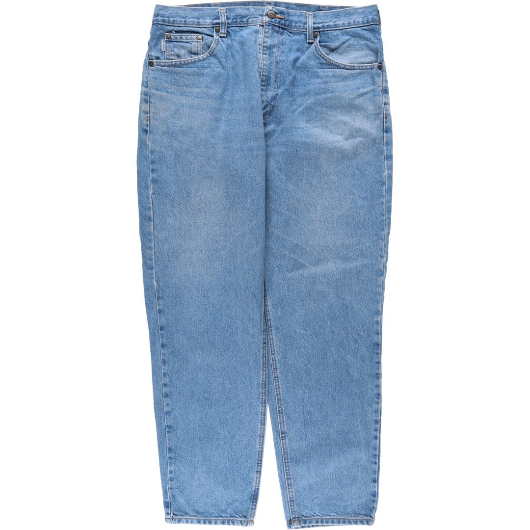 Carhartt Tapered Denim Pants for Men, W38 equivalent cotton blue type Vintage Second Hand