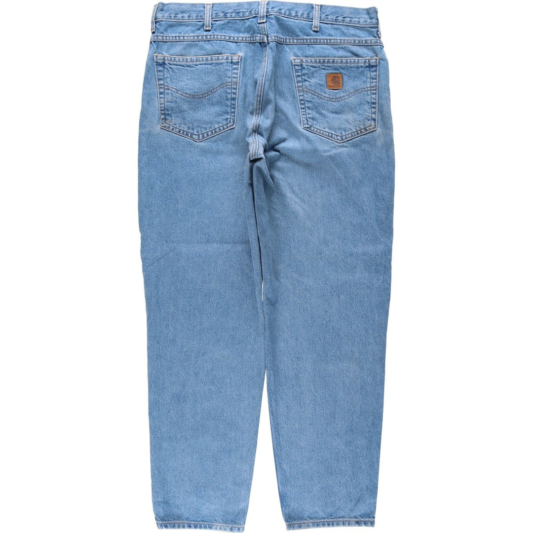 Carhartt Tapered Denim Pants for Men, W38 equivalent cotton blue type Vintage Second Hand