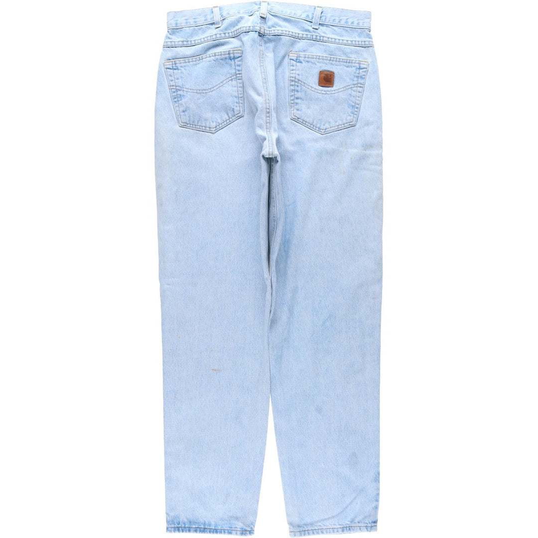 Carhartt Tapered Denim Pants for Men, W36 cotton blue type Vintage Second Hand