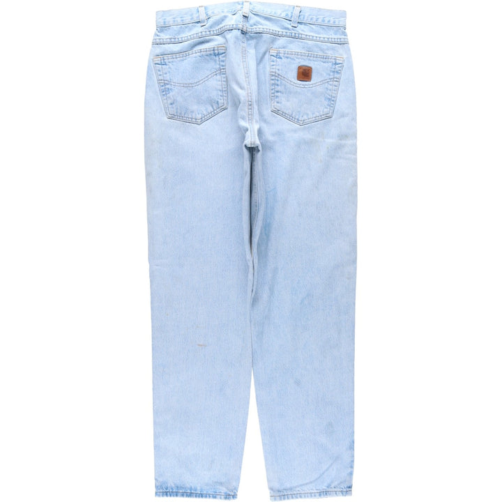 Carhartt Tapered Denim Pants for Men, W36 cotton blue type Vintage Second Hand