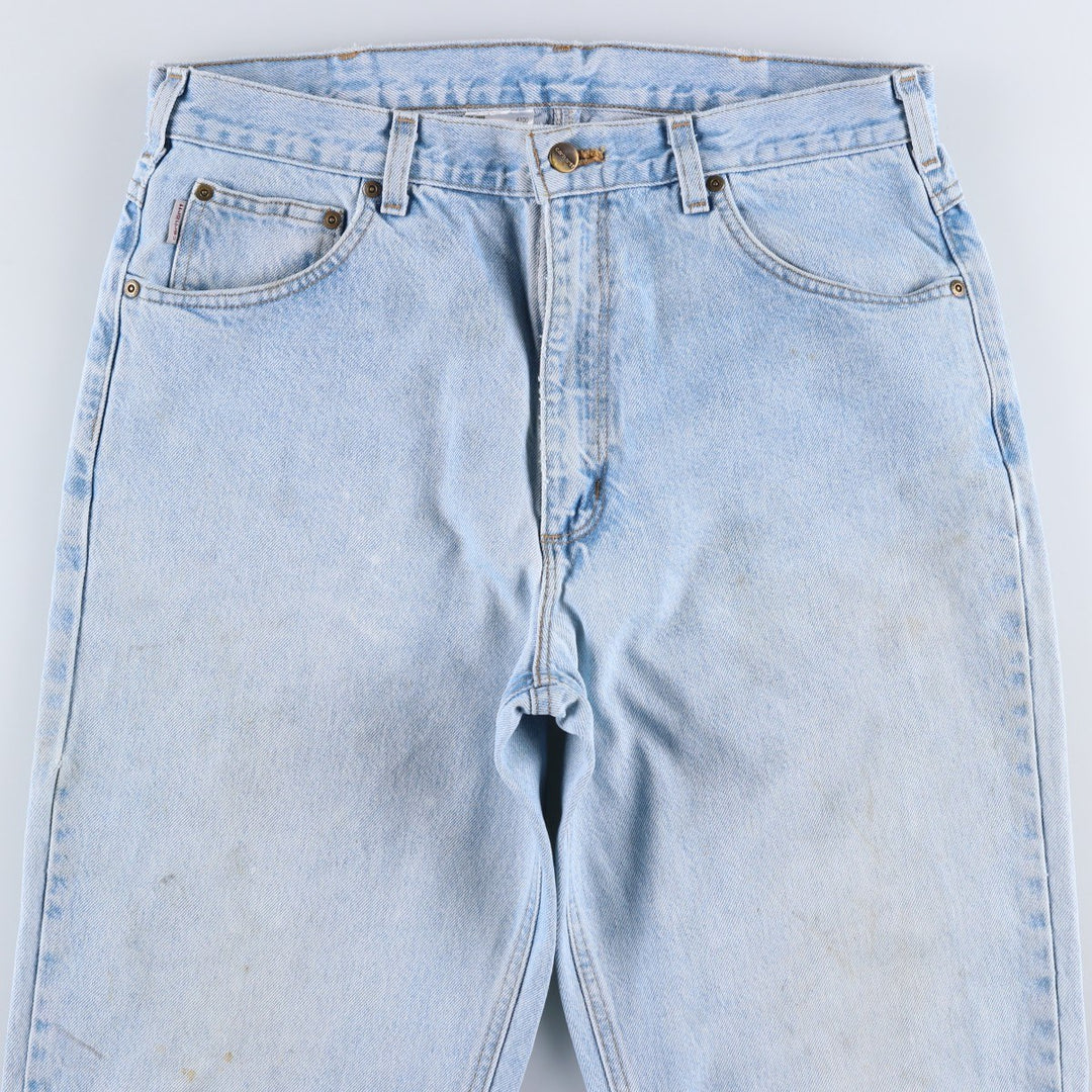 Carhartt Tapered Denim Pants for Men, W36 cotton blue type Vintage Second Hand