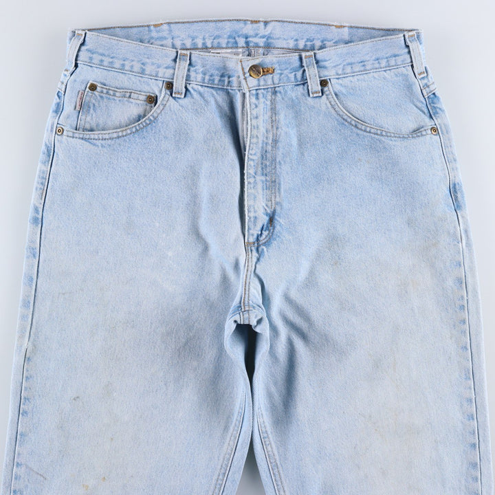 Carhartt Tapered Denim Pants for Men, W36 cotton blue type Vintage Second Hand