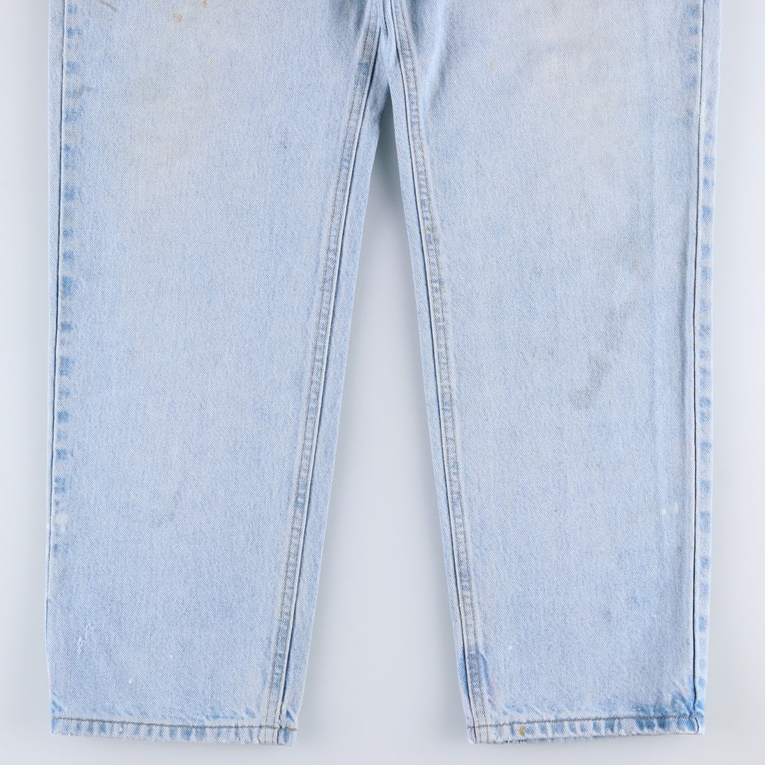 Carhartt Tapered Denim Pants for Men, W36 cotton blue type Vintage Second Hand