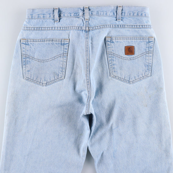 Carhartt Tapered Denim Pants for Men, W36 cotton blue type Vintage Second Hand