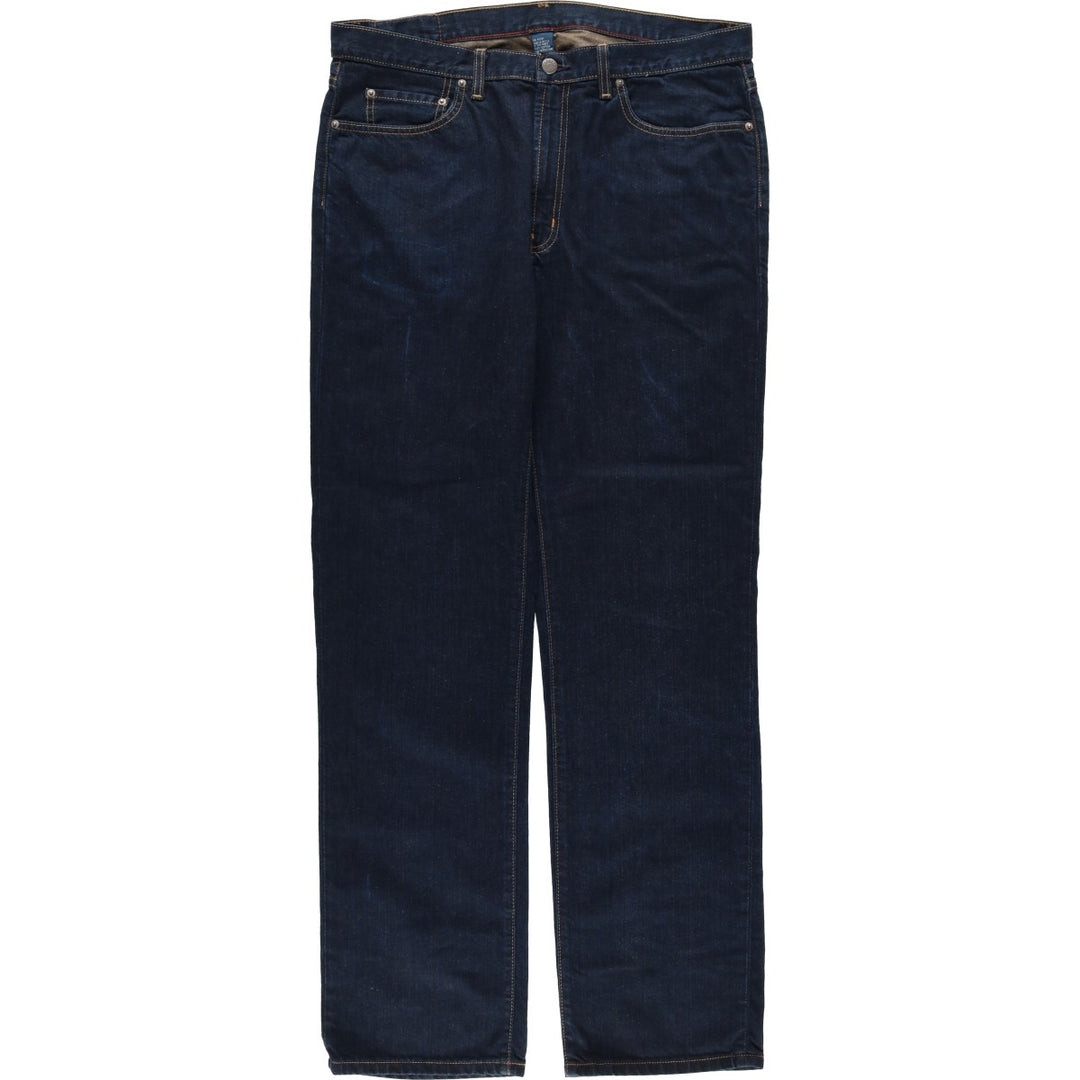 Ralph Lauren POLO RALPH LAUREN straight denim pants for men, W37 equivalent cotton Navy blue Vintage Second Hand