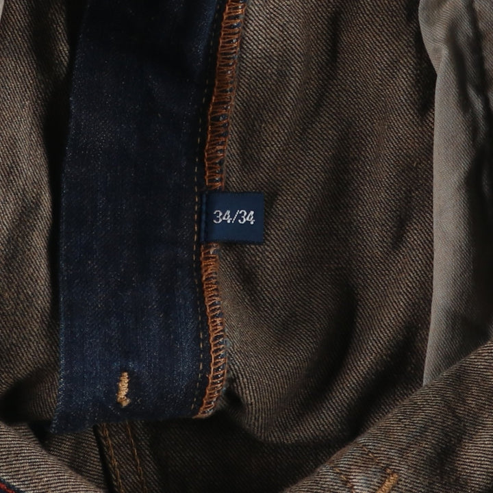 Ralph Lauren POLO RALPH LAUREN straight denim pants for men, W37 equivalent cotton Navy blue Vintage Second Hand