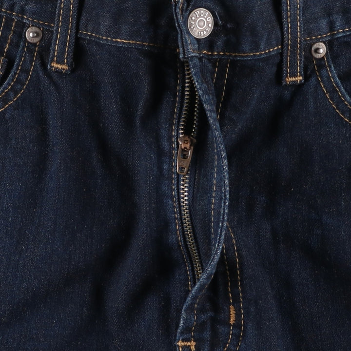 Ralph Lauren POLO RALPH LAUREN straight denim pants for men, W37 equivalent cotton Navy blue Vintage Second Hand