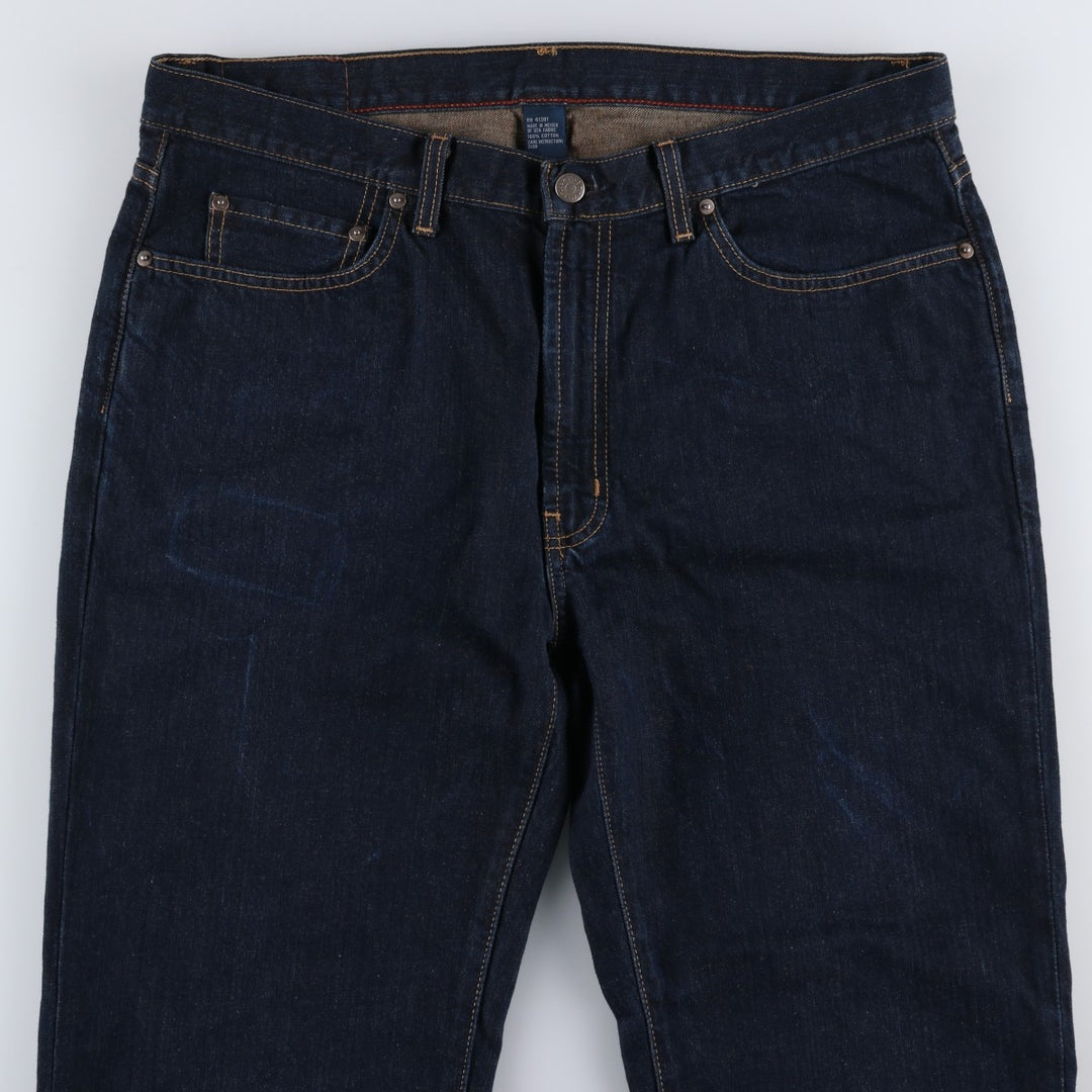 Ralph Lauren POLO RALPH LAUREN straight denim pants for men, W37 equivalent cotton Navy blue Vintage Second Hand