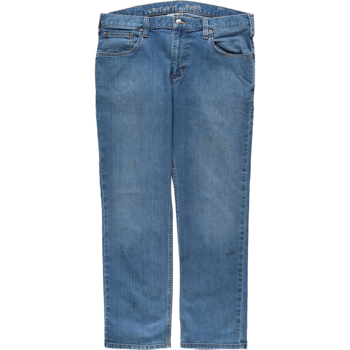 Carhartt Relaxed Fit Straight Denim Pants for Men, W37 cotton blue type Vintage Second Hand