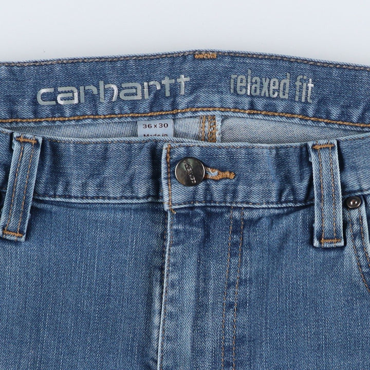 Carhartt Relaxed Fit Straight Denim Pants for Men, W37 cotton blue type Vintage Second Hand